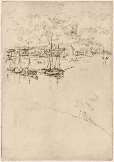 Le bateau à vapeur, Venise, 1879-1880 - James Abbott McNeill Whistler