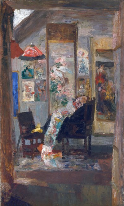 Squelette avec chinoiseries autour - James Ensor