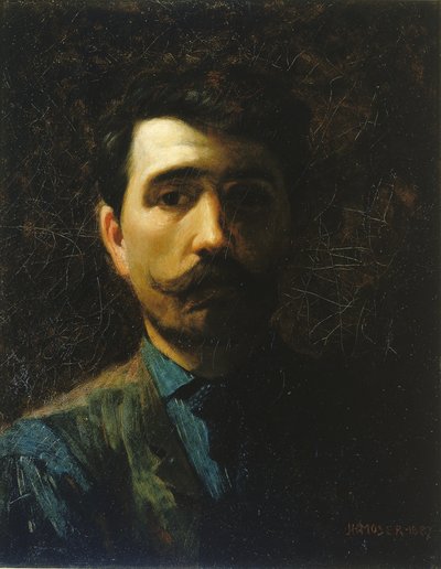 Autoportrait, 1887 - James Henry Moser