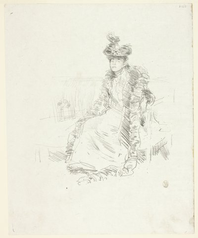 Une dame assise - James Abbott McNeill Whistler