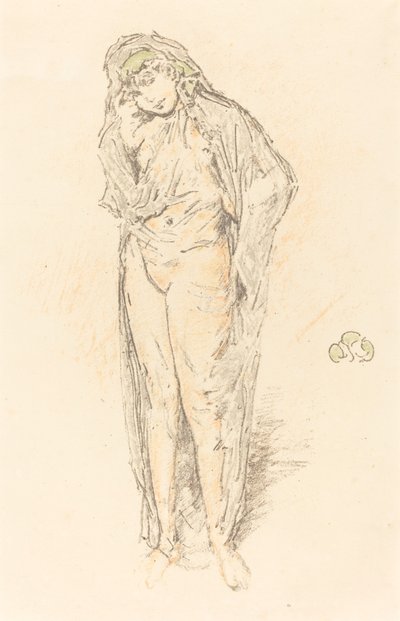 Figure Drapée, Debout - James Abbott McNeill Whistler