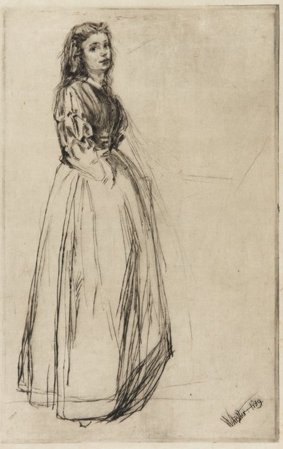 Fumette, debout - James Abbott McNeill Whistler