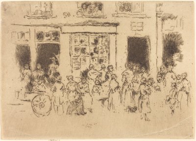 Rue Haute, Bruxelles - James Abbott McNeill Whistler