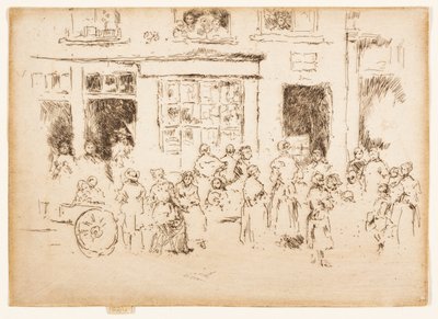 Rue Haute, Bruxelles - James Abbott McNeill Whistler