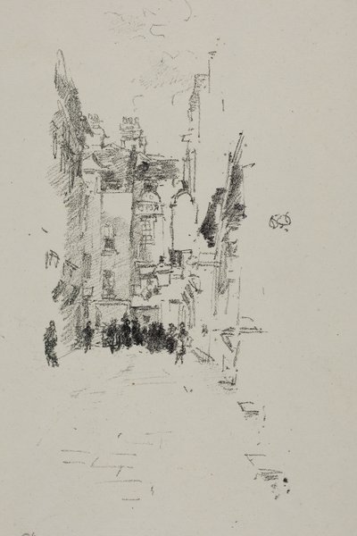 Petite cour, Cloth Fair - James Abbott McNeill Whistler