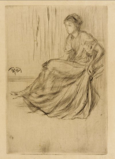 Modèle assis - James Abbott McNeill Whistler