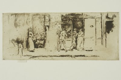 Kiosque à journaux, rue de Seine - James Abbott McNeill Whistler