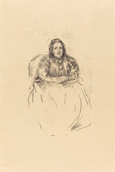 Étude de portrait : Mme Philip - James Abbott McNeill Whistler