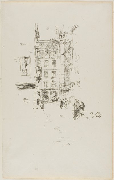 Rue Furstenburg - James Abbott McNeill Whistler