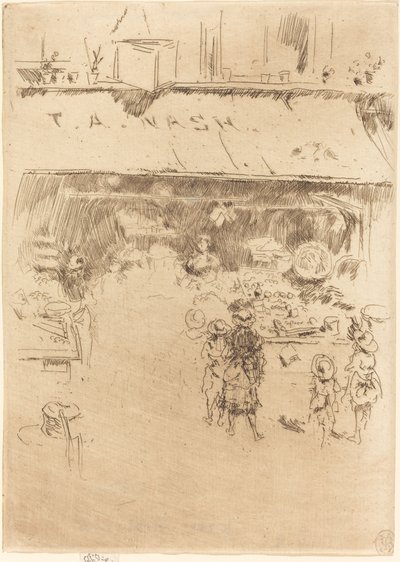 Le magasin de fruits de T.A. Nash - James Abbott McNeill Whistler