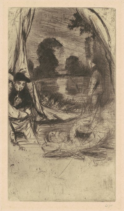 Le Camp - James Abbott McNeill Whistler