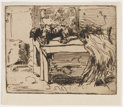 Le chien sur le chenil - James Abbott McNeill Whistler