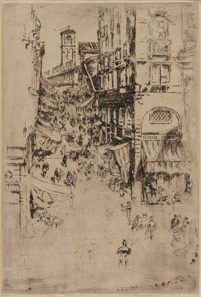 Le Rialto - James Abbott McNeill Whistler