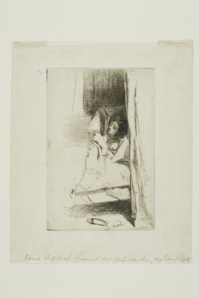 La Pantoufle - James Abbott McNeill Whistler