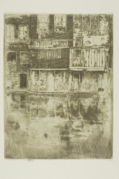 La Maison Carrée, Amsterdam - James Abbott McNeill Whistler