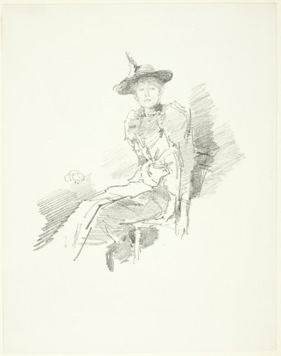 Le Chapeau Ailé - James Abbott McNeill Whistler