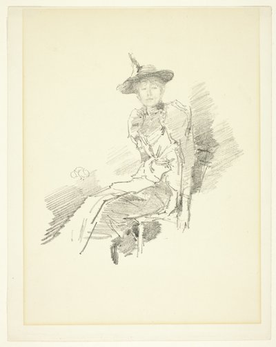 Le Chapeau ailé - James Abbott McNeill Whistler