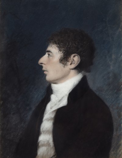 Robert Southey, vers 1792 (pastel sur papier) - James Sharples