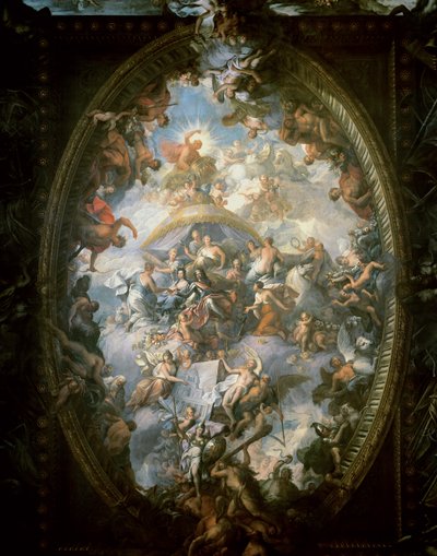 Plafond du Painted Hall, 1707-14 - James Thornhill