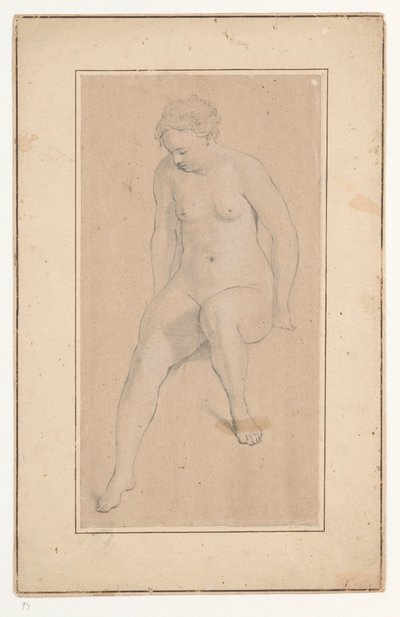 Femme nue assise - Jan Brandes (possibly)