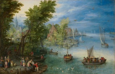 Paysage fluvial - Jan Brueghel the Elder