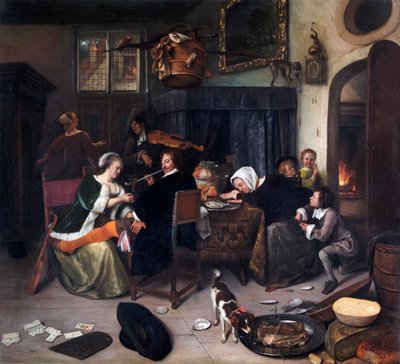 Le ménage dissolu - Jan Havicksz. Steen