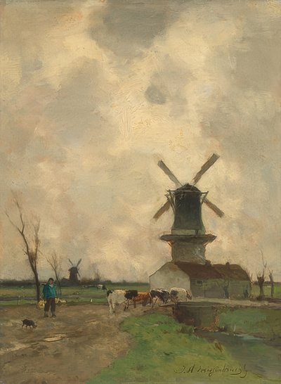 Le moulin - Jan Hendrik Weissenbruch