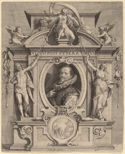 Hans van Aachen - Jan Pietersz Saenredam after Pieter Isaacz