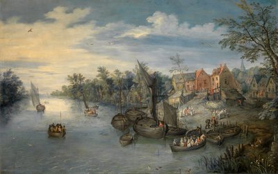 Paysage fluvial - Jan the Elder Brueghel