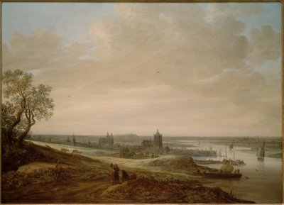 Paysage panoramique avec vue sur Arnhem - Jan van Goyen