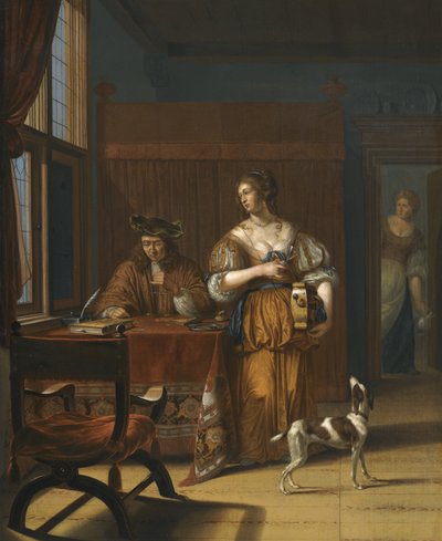 Le Changeur, 1675 - Jan van Haensbergen