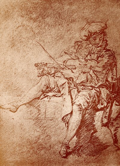 Le Violoniste - Jean Antoine Watteau