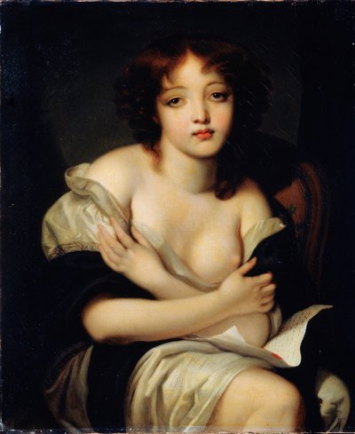 Une lettre, 18ème siècle - Jean Baptiste Greuze