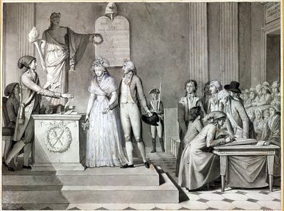 Le mariage républicain - Jean Baptiste Mallet