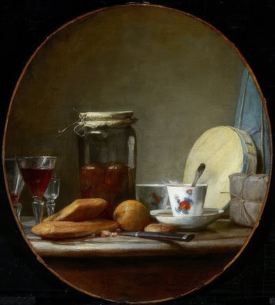 Verre avec des abricots - Jean Baptiste Simeon Chardin