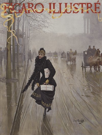 Couverture de Le Figaro Illustré, janvier 1891 - Jean Beraud