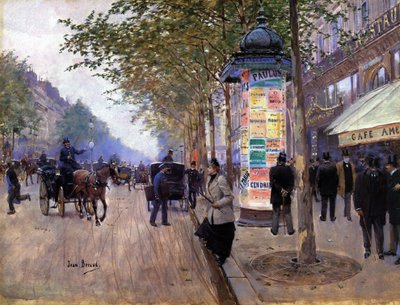 Appeler un taxi - Jean Beraud