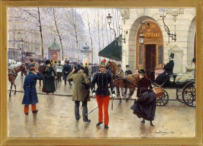 Le théâtre du Vaudeville - Jean Beraud