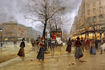 Paris, les grands boulevards, vers 1890 - Jean Beraud