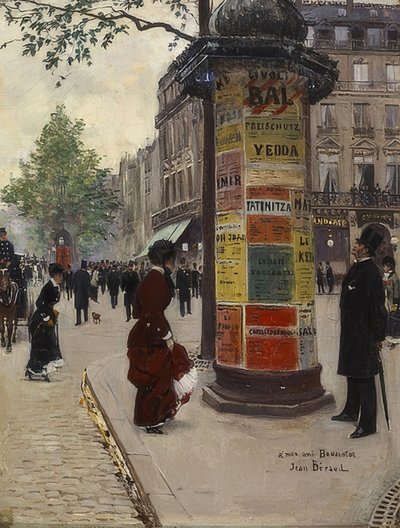 Kiosque parisien - Jean Beraud