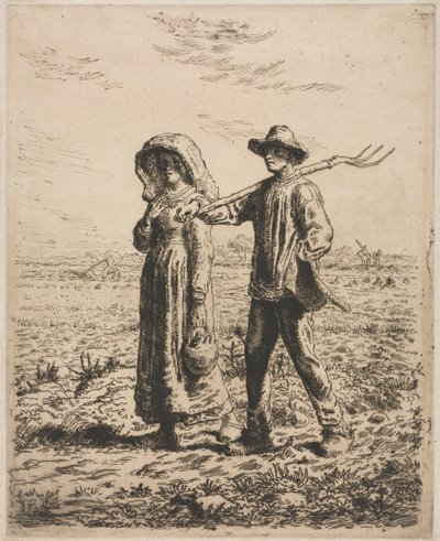 Aller au travail - Jean Francois Millet