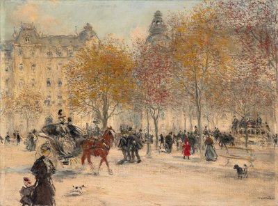 Automne à Paris - Jean Francois Raffaelli