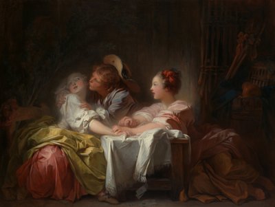 Le Baiser volé, c.1760 - Jean Honore Fragonard