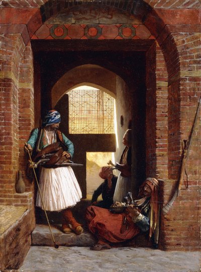 Gardes du corps Arnaut au Caire, 1861 - Jean Leon Gerome