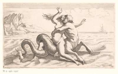 Triton enlevant une femme - Jean Lepautre (attributed to)