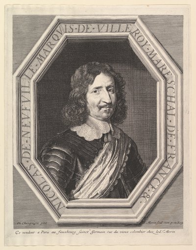 Nicolas de Neuville, marquis de Villeroy - Jean Morin