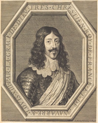 Louis XIII - Jean Morin after Philippe de Champaigne