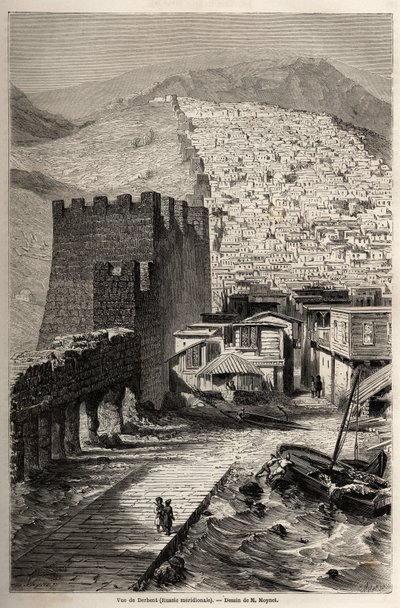 Vue de Derbent - Jean Pierre Moynet