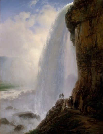 Sous les chutes du Niagara, 1862 - Joachim Ferdinand Richardt