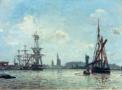 La Seine à Rouen - Johan Barthold Jongkind